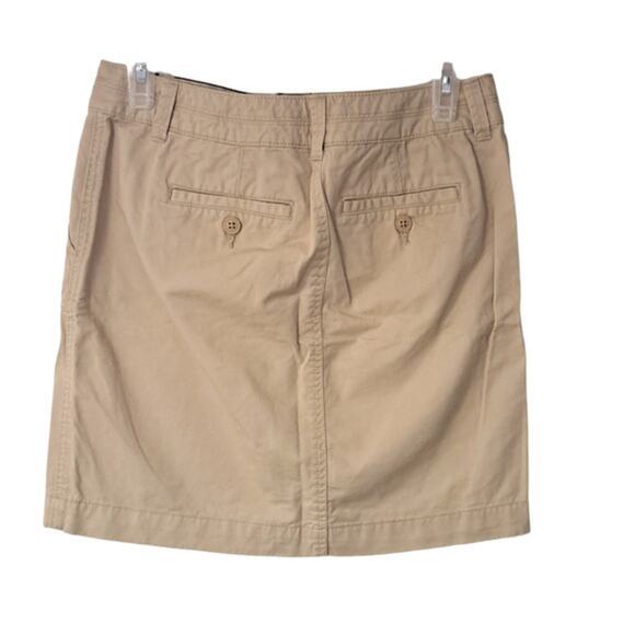 Tommy Hilfiger Womens High waist Cargo Mini A Line Skirt Beige Size 0 - Picture 2 of 3